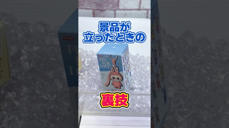 【裏技】景品が立ったときの獲り方!![クレーンゲームコツ]