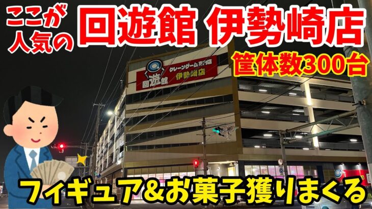 【回遊館伊勢崎】群馬の超人気店でフィギュアとお菓子獲りまくってみた結果