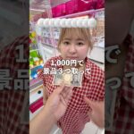相方に1,000円渡したら景品３つ取ってくれるのか！？#ゲームセンター #ゲーセン #クレーンゲーム #ufoキャッチャー