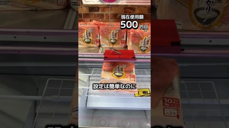 1日1000円しか使えないクレーンゲームの景品だけで生活128日目 #clawmachine #クレーンゲーム #ゲームセンター #ufoキャッチャー #ゲーセン #フック設定