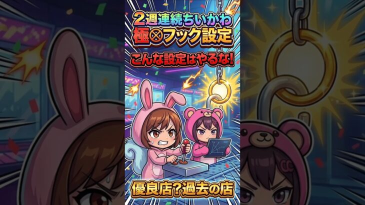 【闇設定】2週連続ちいかわが鬼仕様に…初心者お断りのフック設定はやるな！ in 回遊館伊勢崎【ももくま】 #フック設定 #クレーンゲーム #攻略
