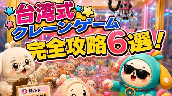 台湾式クレーンゲーム完全攻略6選！