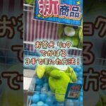 【クレーンゲーム】6/30 ラウンドワンでお茶犬 でかぱる リョクのぬいぐるみを3手で簡単に取る取り方のコツをお見せします！ #shorts