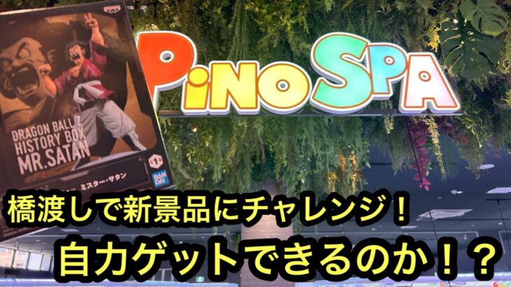 新景品を橋渡しでチャレンジ！パワーは強いしすべり止めも効いてる！沼らず獲れるのか！？【PiNO SPA】【クレーンゲーム】【JapaneseClawMachine】【인형뽑기】【日本夾娃娃】