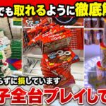 【徹底解説】初心者でも見るだけで上手くなる！ゲーセンにあるお菓子全台プレイして攻略法を紹介してみた！！！【クレーンゲーム・UFOキャッチャー】
