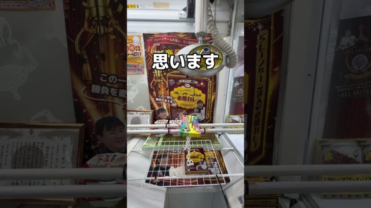 採れたてのカレーを食べてみた#UFOキャッチャー #クレーンゲーム  #ゲームセンター #攻略 #shorts  #youtubeshorts