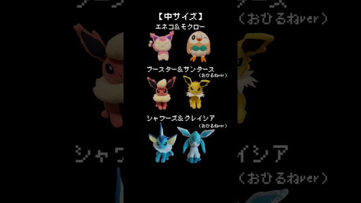 【！最新情報！】大注目！７月登場ポケモンはこれだ！　#ポケモン#pokemon #ポケットモンスター #クレーンゲーム#ぬいぐるみ #情報