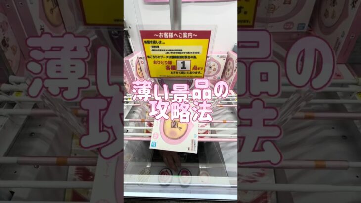 薄型景品を確実に仕留める攻略法！最後はあの技で完全捕獲【こびとづかん】 #shorts