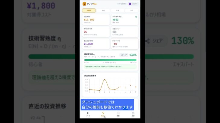 クレーンゲームうまい人がやってるデータ管理を無料で誰でもできるアプリ作った！　#shorts  #ufoキャッチャー  #クレーンゲーム  #claude  #アプリ