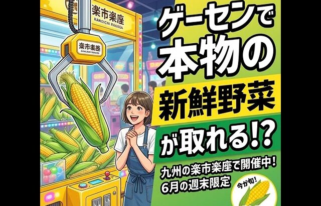 ゲームセンターの景品がまさかの野菜！？クレーンゲームに登場した旬のとうもろこしが話題に