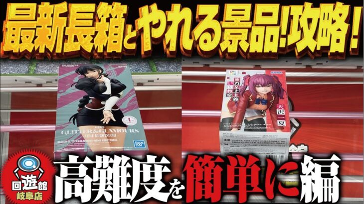 【クレーンゲーム】最新の長箱&やれそうな新景品！攻略！回遊館岐阜店！