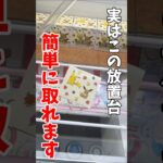 【クレーンゲーム】この放置台、実は簡単に取れます🔥