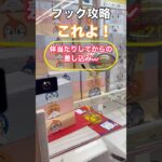 【クレーンゲーム】体当たりして挙動変えるw高確率で捕獲できるフック差し込み！【フック】【フック攻略】【ufoキャッチャー】