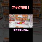 【フック】滑り台を活かして差し込めwフックは引っ掛けたくなるのよwフック攻略をひたすら考えてます。【フック】【フック攻略】【クレーンゲーム】