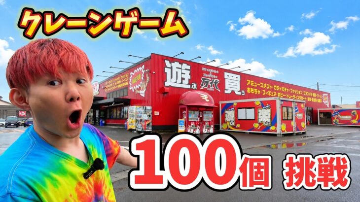 初来店【100個とれるまで終われテン】万代古川店でクレーンゲーム100個に挑戦！