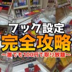 《超必見》誰でも100円で取りまくれるフック設定攻略の秘訣【クレーンゲーム／UFOキャッチャー】
