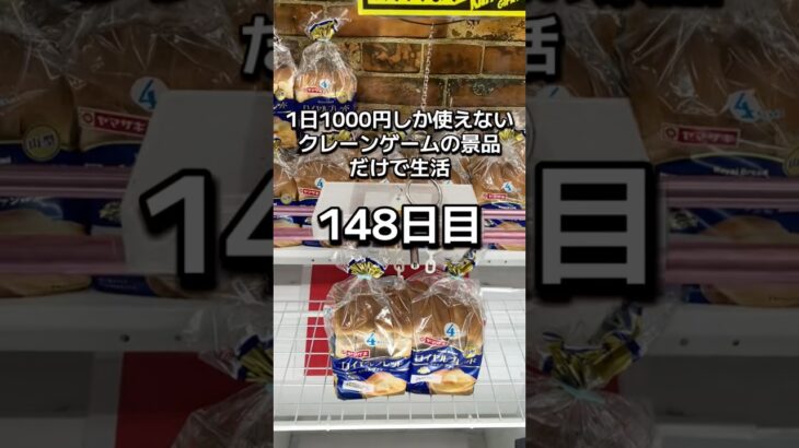 1日1000円しか使えないクレーンゲームの景品だけで生活148日目 #clawmachine #クレーンゲーム #ゲームセンター #ufoキャッチャー #ゲーセン #フック設定