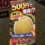 通販約3,400円級のメロンが500円！？クレーンゲーム食品景品がヤバい