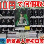埼玉の人気のゲーセンで4000円で景品何個取れるのか？