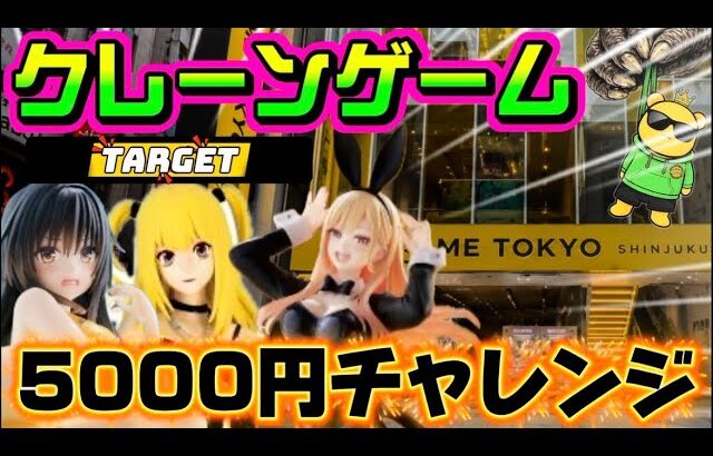 【5000円チャレンジ】6月ラスト実戦!! ヤラセなしの真剣勝負!!! LIVE IN ME TOKYO SHINJUKU #クレーンゲーム #ufoキャッチャー