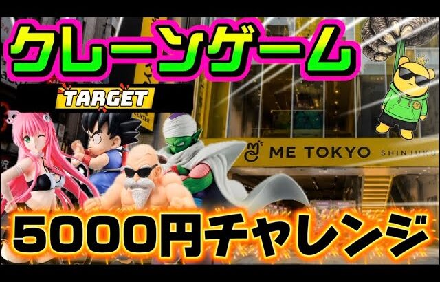【5000円チャレンジ】間に合うかワーコレ牛魔王…！LIVE IN ME TOKYO SHINJUKU #クレーンゲーム #ufoキャッチャー