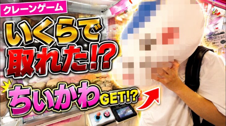【クレーンゲーム】景品はいくらで取れる？まさかのちいかわGET…！？