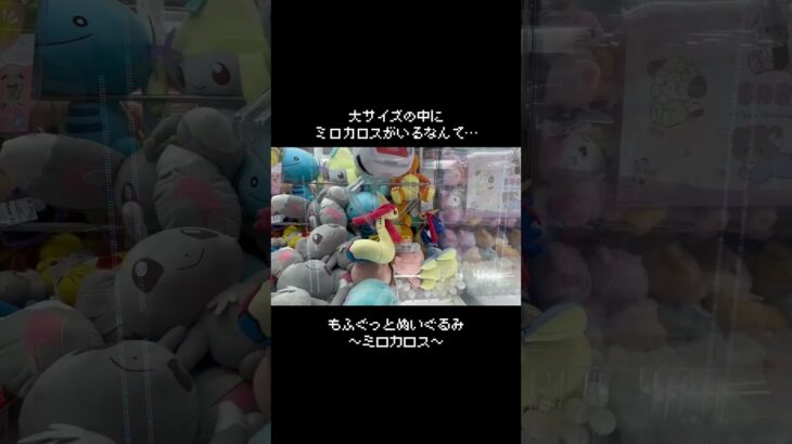【そりゃそうじゃ】オーキド博士も納得!?の結果でミロカロスGET！！　#ポケットモンスター #ポケモン #pokemon #ぬいぐるみ #クレーンゲーム