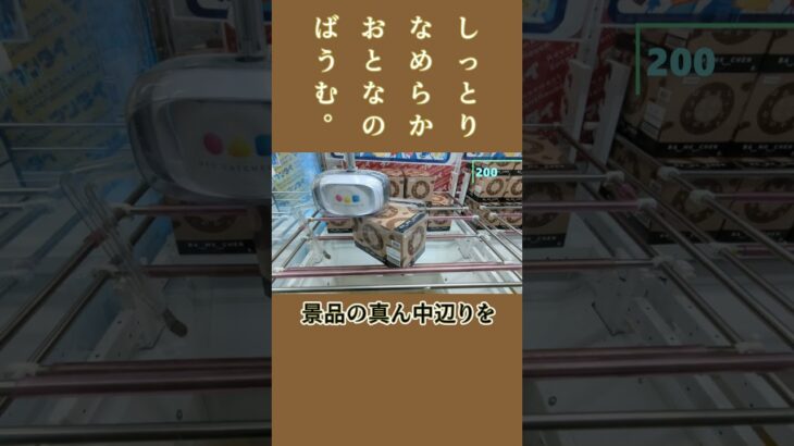 【クレーンゲーム】しっとりなめらかおとなのばうむ。２手！【フルール】#Shorts