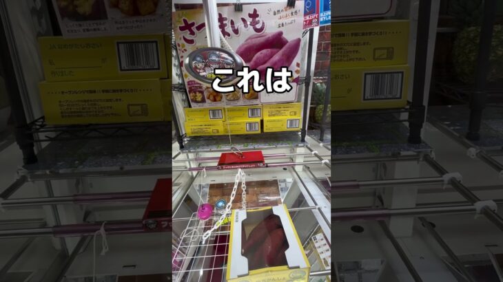 ゲームセンターで芋掘りしてみた#UFOキャッチャー #クレーンゲーム  #ゲームセンター #攻略 #shorts  #youtubeshorts