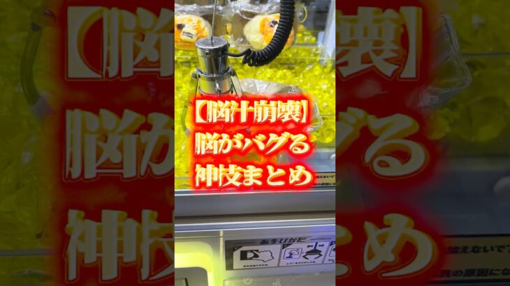 【脳汁崩壊】クレーンゲームで脳がバグる神技・裏技まとめ！【UFOキャッチャー】#shorts