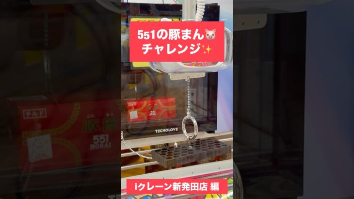 【クレーンゲーム】iクレーン新発田店で551豚まん獲得！✨ #クレーンゲーム #iクレーン新発田店 #UFOキャッチャー #551豚まん  #ゲームセンター #景品GET #クレーンゲーム攻略