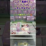 箱が立ったら倒してリーチの形へ！　 #クレーンゲーム #ufoキャッチャー #ゲームセンター #初心者 #攻略 #ベネクス川越 #鬼滅の刃