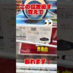 取れます❣️この位置覚えて❣️取れます #クレーンゲーム #プライズ獲得 #ufoキャッチャー #ゲーセン #食品