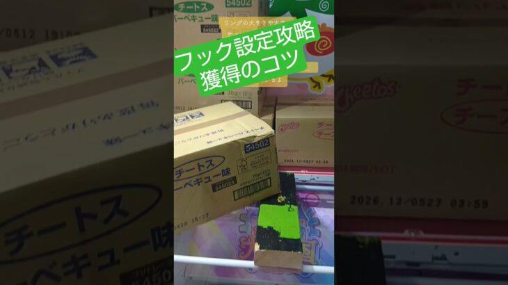 《クレーンゲーム》フック設定攻略🪝獲得のこつは、周期だけでは無い　 #クレーンゲーム #ufoキャッチャー #プライズ獲得 #フック設定 #ゲーセン
