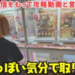 《 クレーンゲーム 》攻略動画です！…といつか言いたいクレゲ女がプロを真似した取り方をしたら!? 《 ufoキャッチャー 》