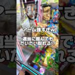 【景品の位置もアームパワーも良いゲーセン発見🎰】 #ゲームセンター #ufoキャッチャー #クレーンゲーム #ゲーセン #shorts