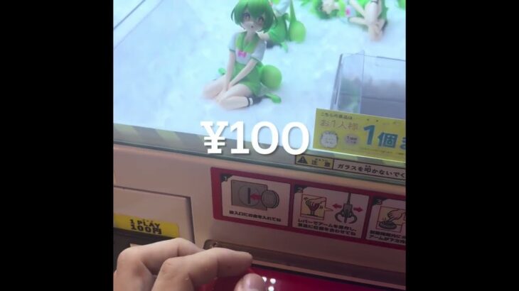 クレーンゲーム取れるまでやってみた