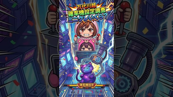 【確率機】万代川越のミニクレが安すぎてヤバい！？〇円でゲット！【ももくま】 #確率機設定 #クレーンゲーム #攻略