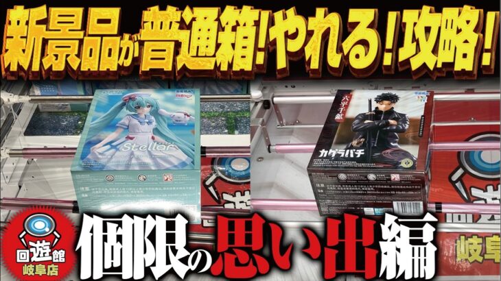 【クレーンゲーム】新景品が全ノーマルなら！やれるのか！攻略！回遊館岐阜店！