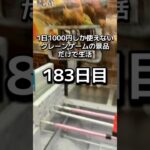 １日1000円しか使えないクレーンゲーム専門店景品だけで生活183日目 #clawmachine #クレーンゲーム #ゲームセンター #ufoキャッチャー #ゲーセン #フック設定