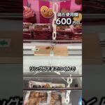1日1000円しか使えないクレーンゲームの景品だけで生活191日目 #clawmachine #クレーンゲーム #ゲームセンター #ufoキャッチャー #ゲーセン #フック設定