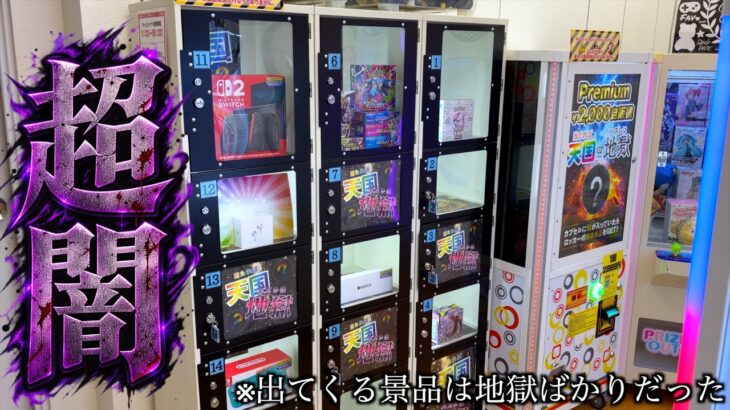商業施設の無人ゲームコーナーで怪しい2000円ガチャがあったのでやってみたら・・・