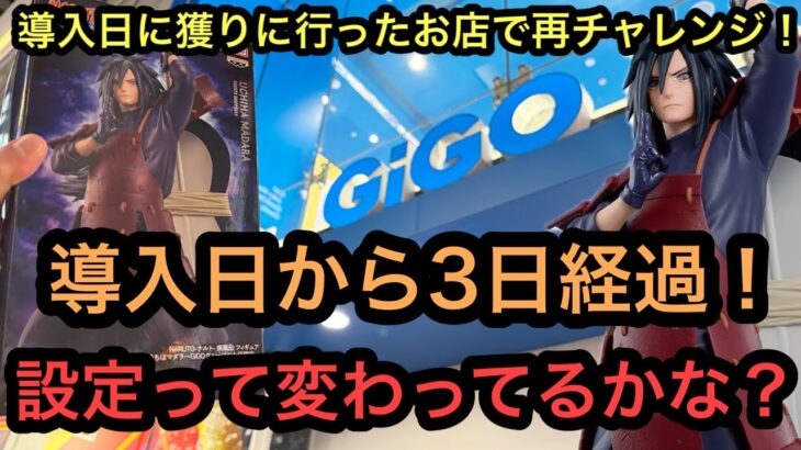 パワーは？橋幅は？前回の設定から変化あり？気になったので導入日から3日後に同じGiGOで限定マダラを獲ってみた！【GiGO】【クレーンゲーム】【JapaneseClawMachine】【인형뽑기】