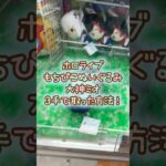 【クレーンゲーム】8/17 ラウンドワンでホロライブのもちぴこBIGぬいぐるみ 大神ミオを3手で簡単に取る取り方のコツをお見せします！ #shorts