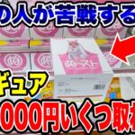 【クレーンゲーム】9割の人が苦戦する形状！？予算3000円でプライズフィギュアいくつ取れる！？
