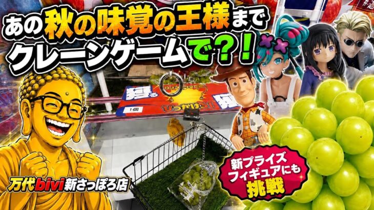 クレーンゲームでシャインマスカット！？【万代BiVi新さっぽろ店】