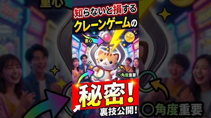 知らないと損するクレーンゲームの秘密 |#雑学 #心理学 #Shorts