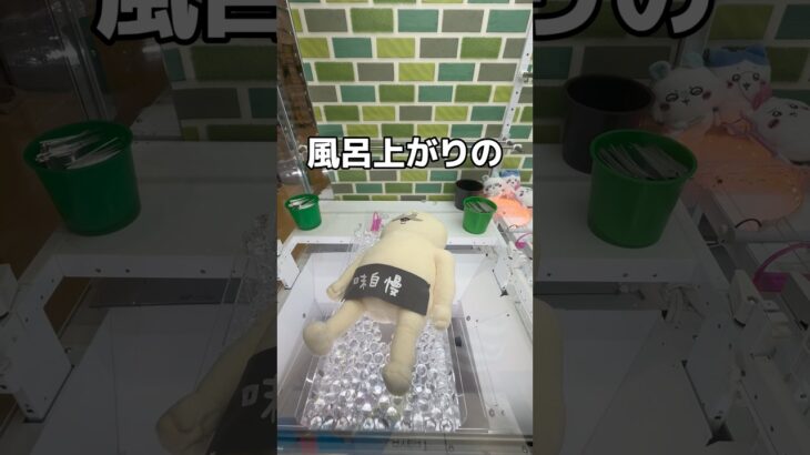 風呂上がりのおじさんを取ってみた#UFOキャッチャー #クレーンゲーム  #ゲームセンター #攻略 #shorts  #youtubeshorts