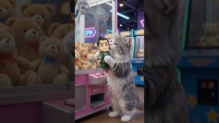 【信長】猫にUFOキャッチャーの景品にされる織田信長ww #shorts