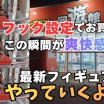 【夫婦でクレーンゲーム】フックに入った瞬間が爽快感UP!!お買い物してから最新フィギュアやっていくよ～!!